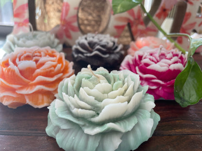 Scented Floral Peony Candle (Set of 2)