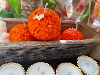 Motichoor Laddoo candle - Box of four laddoos