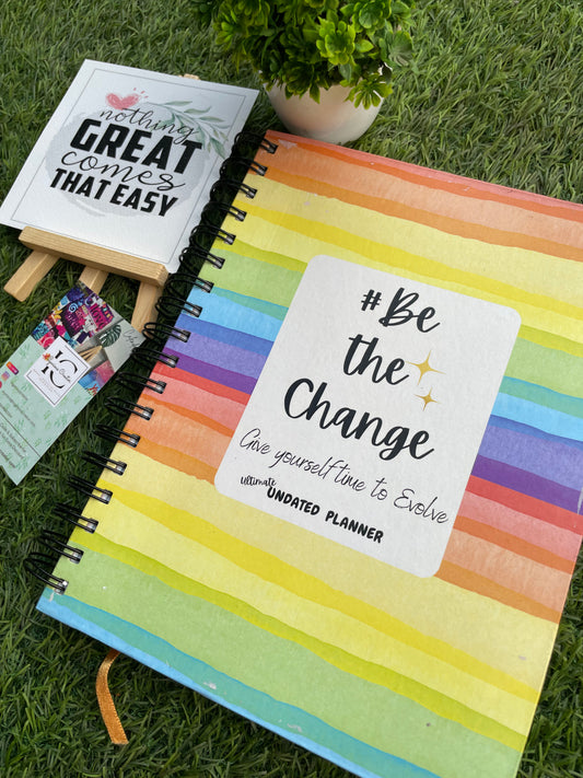 The Ultimate Undated Planner - Be The Change