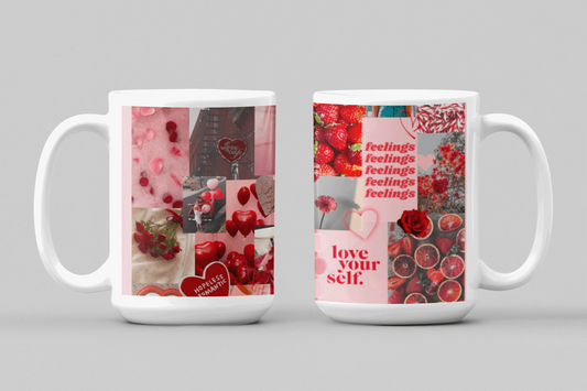 Loveyour self pinky mug